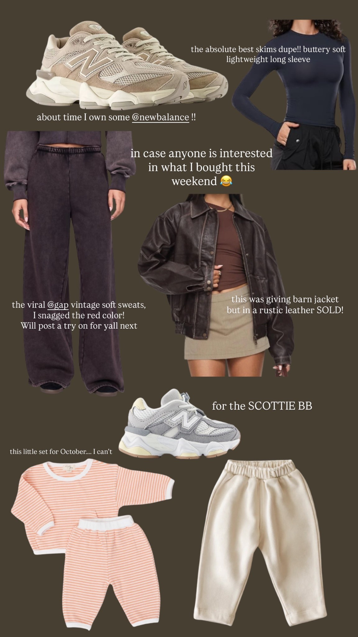 What I bought this weekend 🤎🎃🧥🤏🏼

#LTKSeasonal #LTKBaby #LTKFallSale