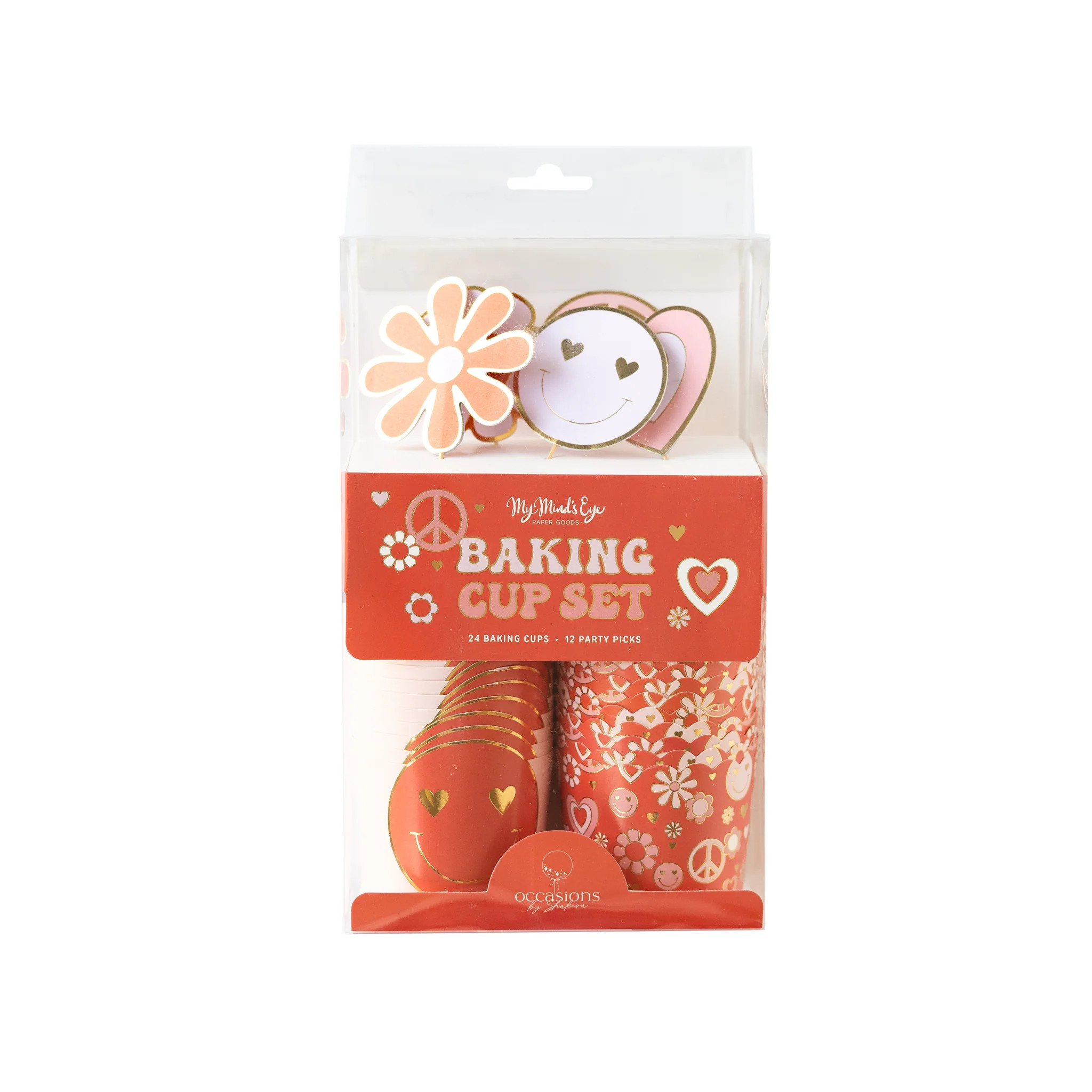 Occasions by Shakira - Love Baking Cups with Toppers | My Mind's Eye