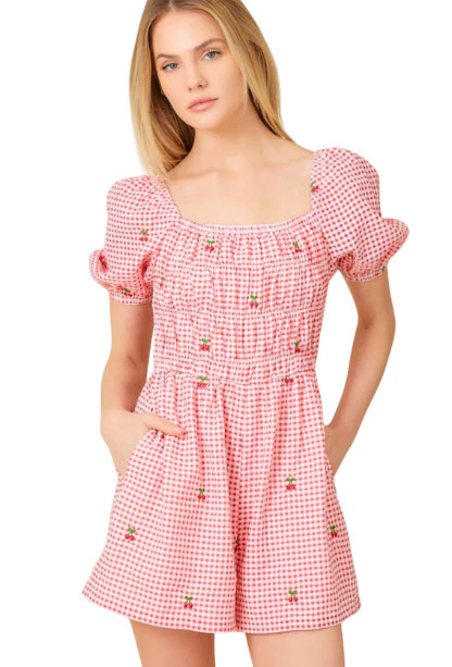 American Sweetheart Romper | Aqua B Boutique