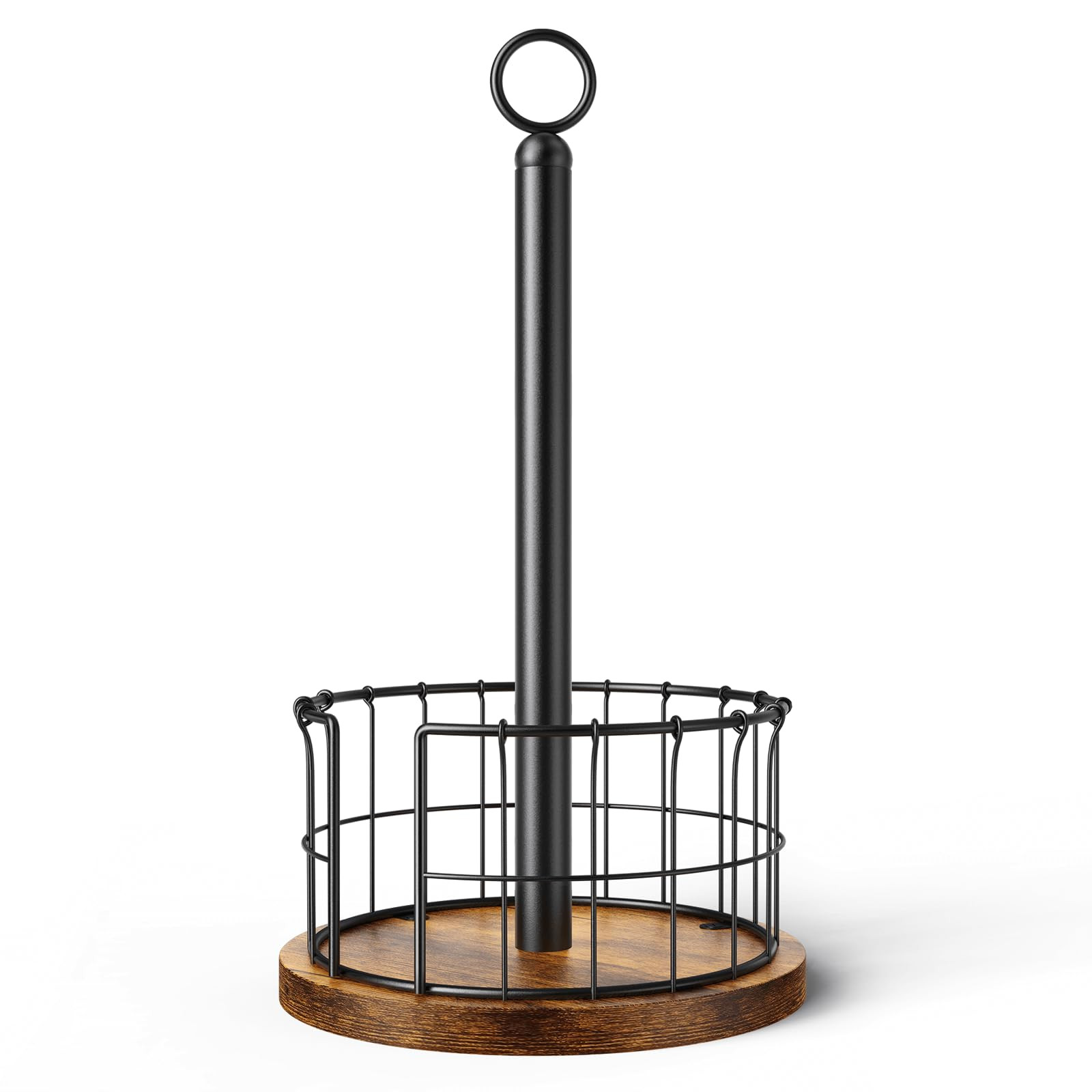 Homode Paper Towel Holder Stand, Countertop Paper Towel Holder with Weighted Base, Farmhouse Stan... | Amazon (US)