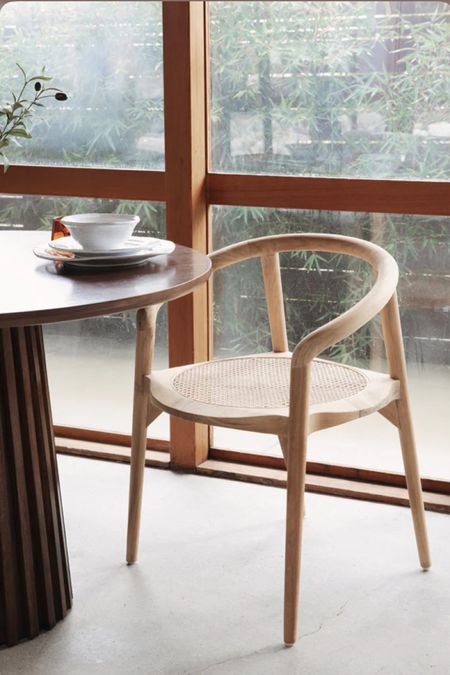 Wood and rattan modern dining chair

Affordable dining chair / organic modern / counter stool /

#LTKHome