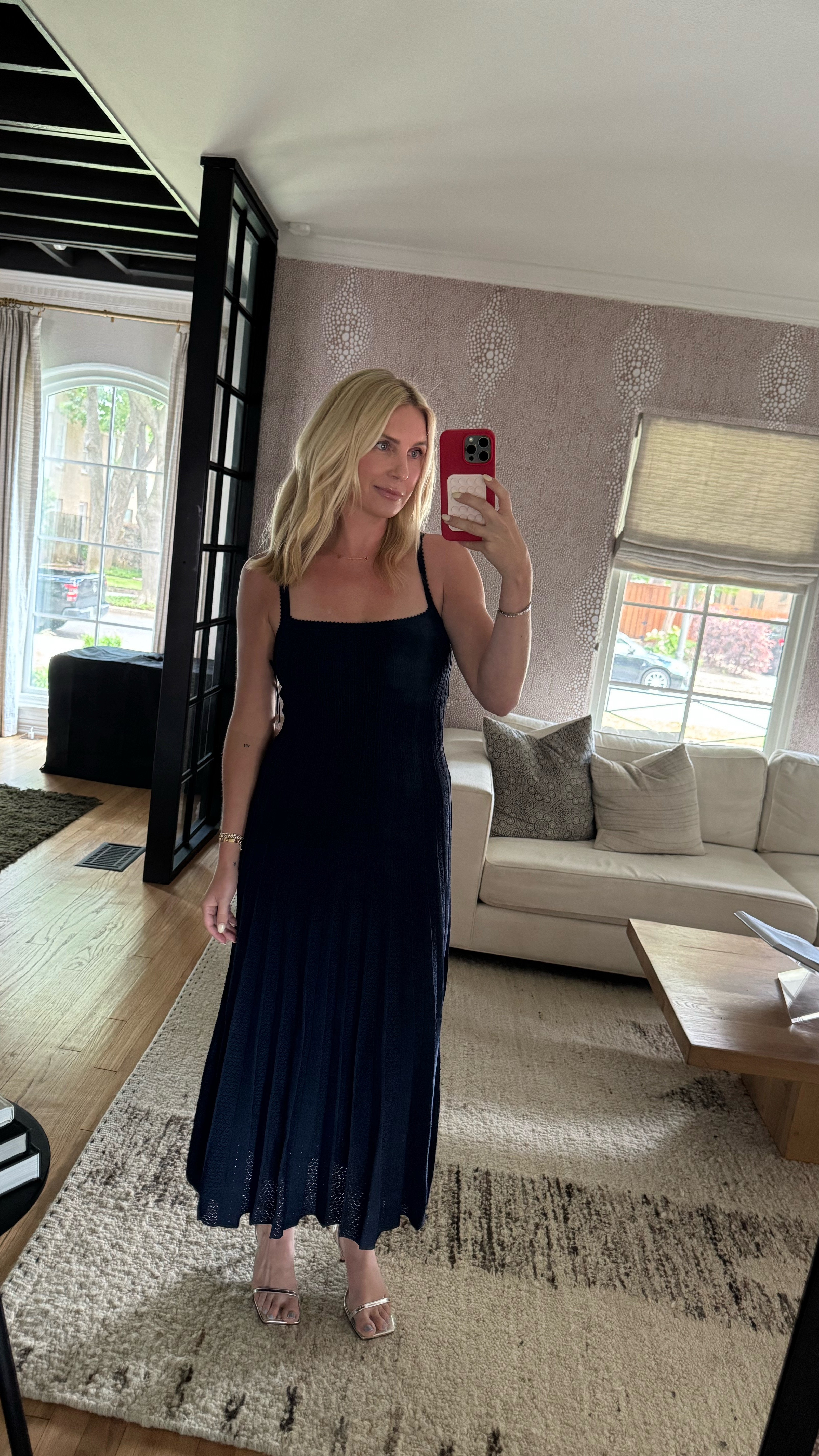 Ordered the Staud Ellen dress in navy for my SILS baby shower next weekend! It’s extremely stretchy, I recommend going down 1 size!

#LTKSeasonal #LTKStyleTip