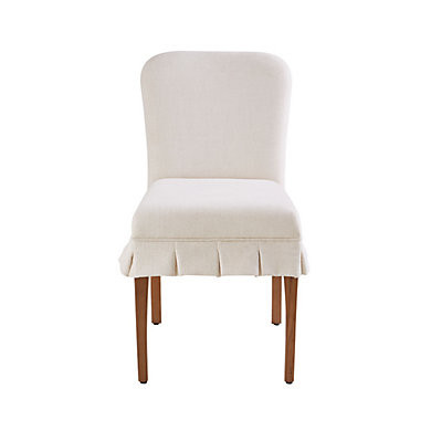 Betsy Dining Chair Upholstered Box Pleated Seating | Ballard Designs, Inc.