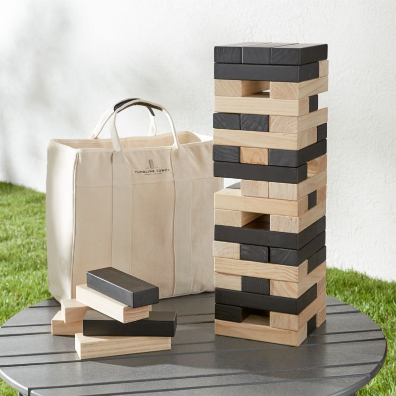 Tumbling Tower Game + Reviews | Crate & Barrel | Crate & Barrel