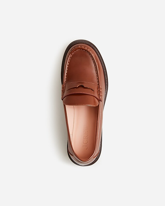 Coin loafers in spazzolato leather | J. Crew US