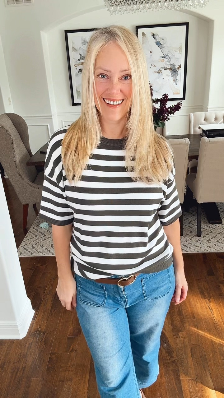 Amazon pretty garden summer top striped short sleeve crewneck, lightweight, oversized shirt

#LTKMidsize #LTKFindsUnder50 #LTKStyleTip