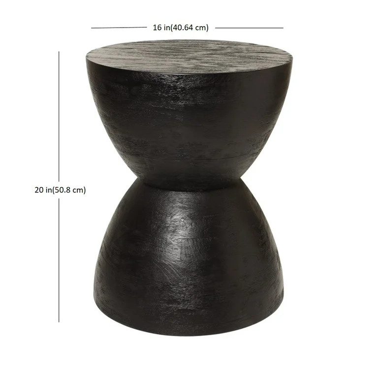 Better Homes & Gardens James Wood End Table, Rich Black Finish | Walmart (US)
