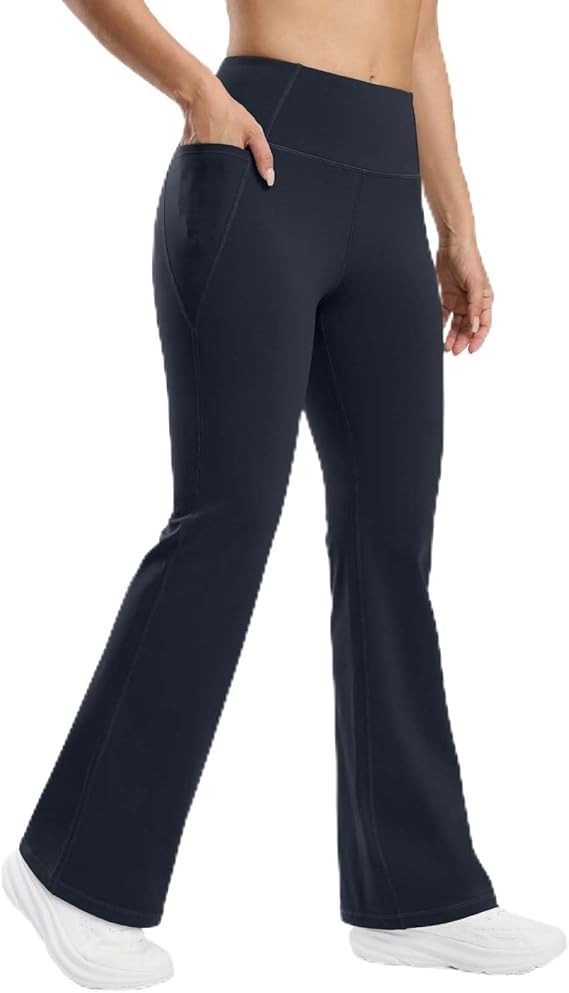 Seamaid Women's Fleece Lined Pants 30" Winter Thermal Flare Leggings Warm Insulated Bootcut Pants... | Amazon (US)