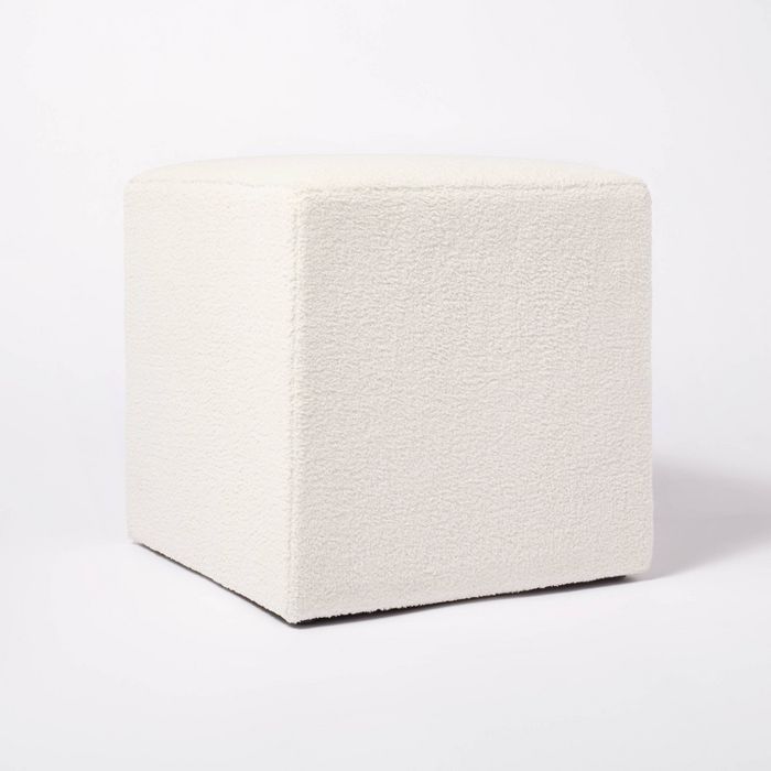 Lynwood Square Upholstered Cube - Threshold™ designed with Studio McGee | Target