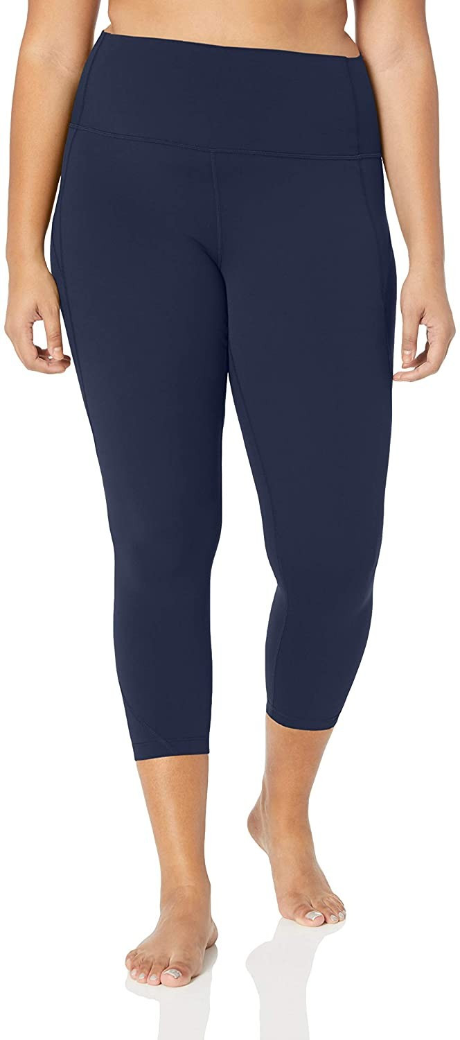 Core 10 Women's Nearly Naked Yoga High Waist 7/8 Crop Legging-24 | Amazon (US)