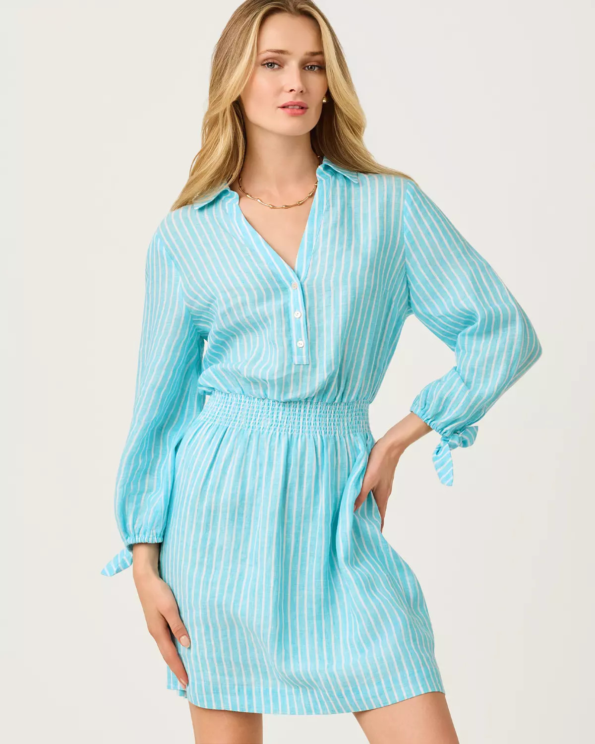 Abralynn Linen Shirtdress | Lilly Pulitzer