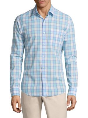 Slim-Fit Summerweight Button-Down Shirt | Saks Fifth Avenue