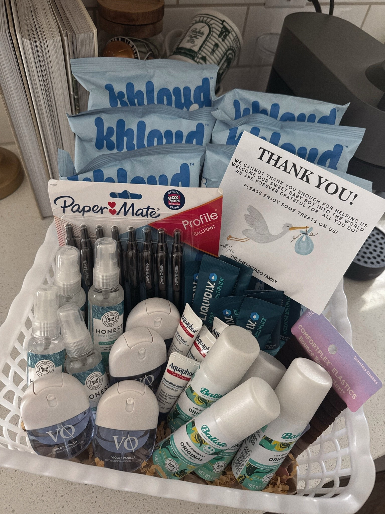 Hospital Labor/delivery/postpartum thank you baskets! Still waiting on a few things, but added them to the links! I made the little note on Canva.

#LTKBaby #LTKmomlife