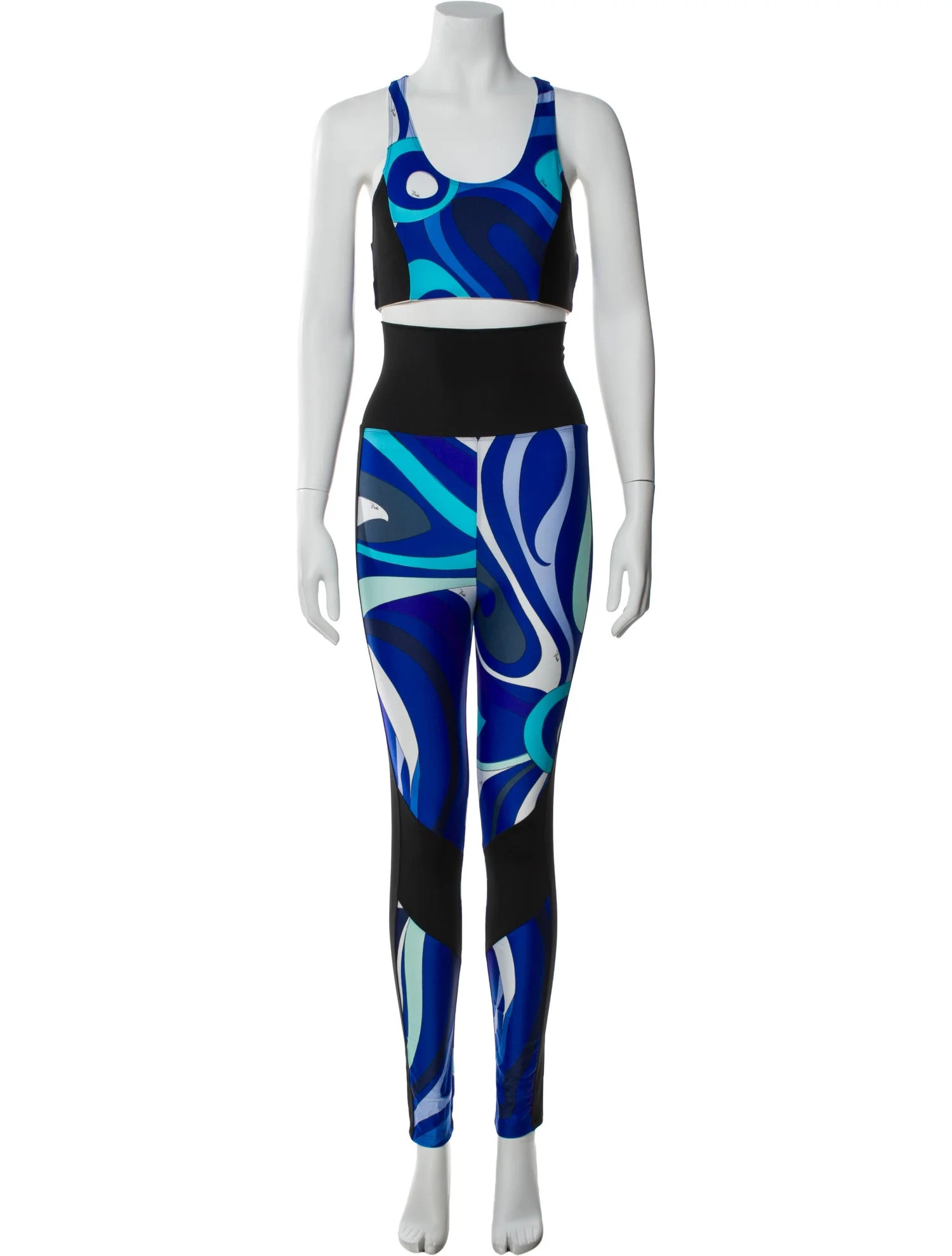 Emilio Pucci Printed Pantsuit - Blue Suits and Sets, Clothing - EMI147744 | The RealReal | The RealReal