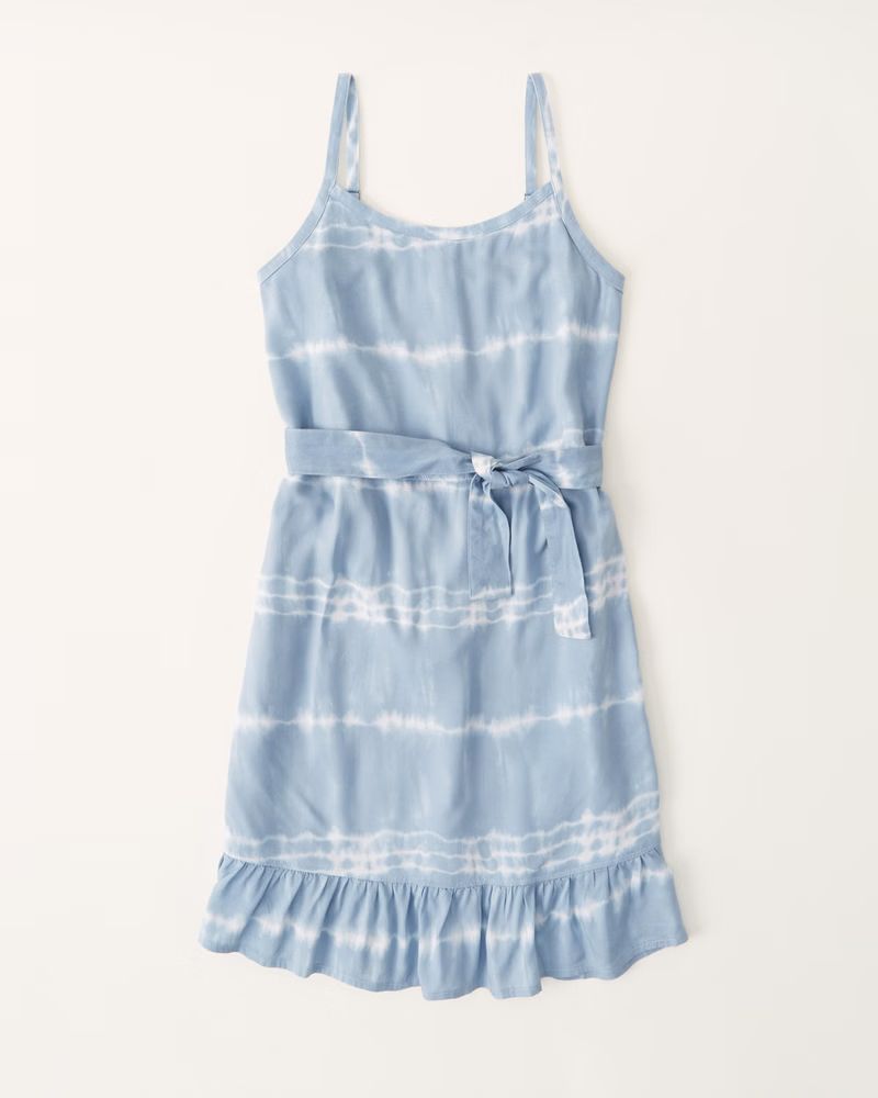 belted dress | Abercrombie & Fitch (US)