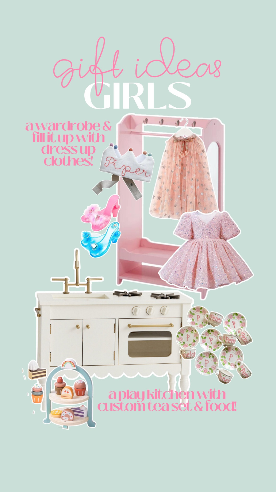 Gift ideas for girls!! 🎀🩷👑

Gift Guide | For Toddler | For Girl | For Daughter | For Toddler Girl | Stocking Ideas | Unique Gifts | Thoughtful Gifts | Cute Gifts for Girls | Dress Up | Play Kitchen | Tea Set | Play Food 

#LTKkids #LTKGiftGuide #LTKHoliday