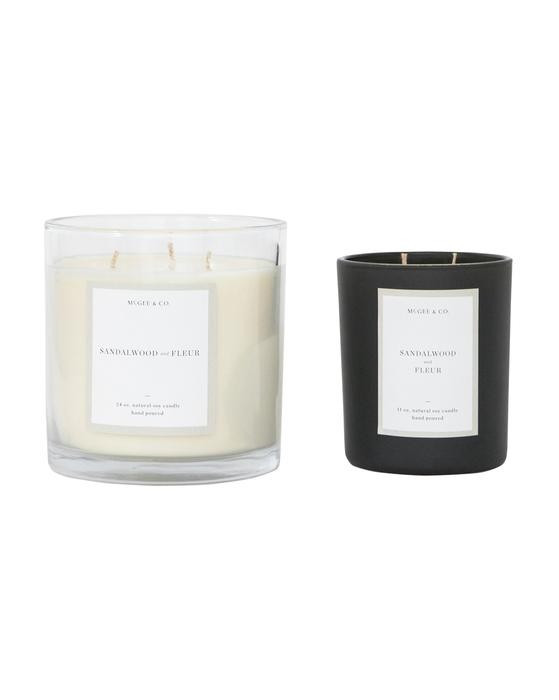 Sandalwood + Fleur Candle | McGee & Co.