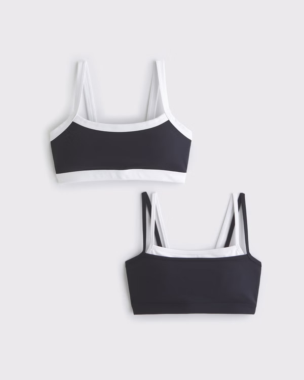 Women's 2-Pack YPB studioFLEX Sports Bras | Women's Active | Abercrombie.com | Abercrombie & Fitch (US)