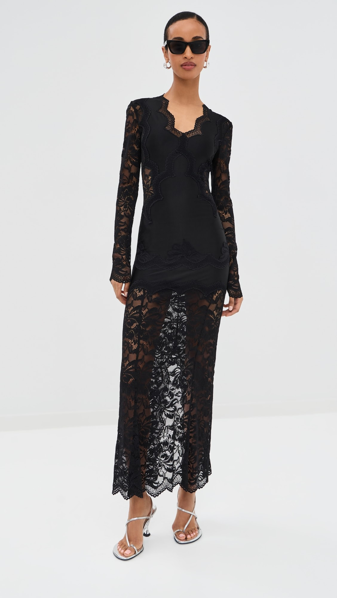 Long Lace Dress | Shopbop