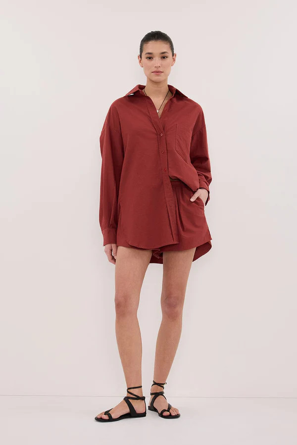 RHEA SAHARA COTTON DRAWSTRING SHORT | DISSH