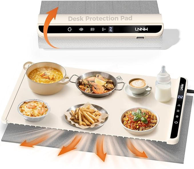 Warming Mat for Food, 6 Temperature & 6 Timer Settings,Food Warmer Chafing Dishes for Buffet,Gath... | Amazon (US)