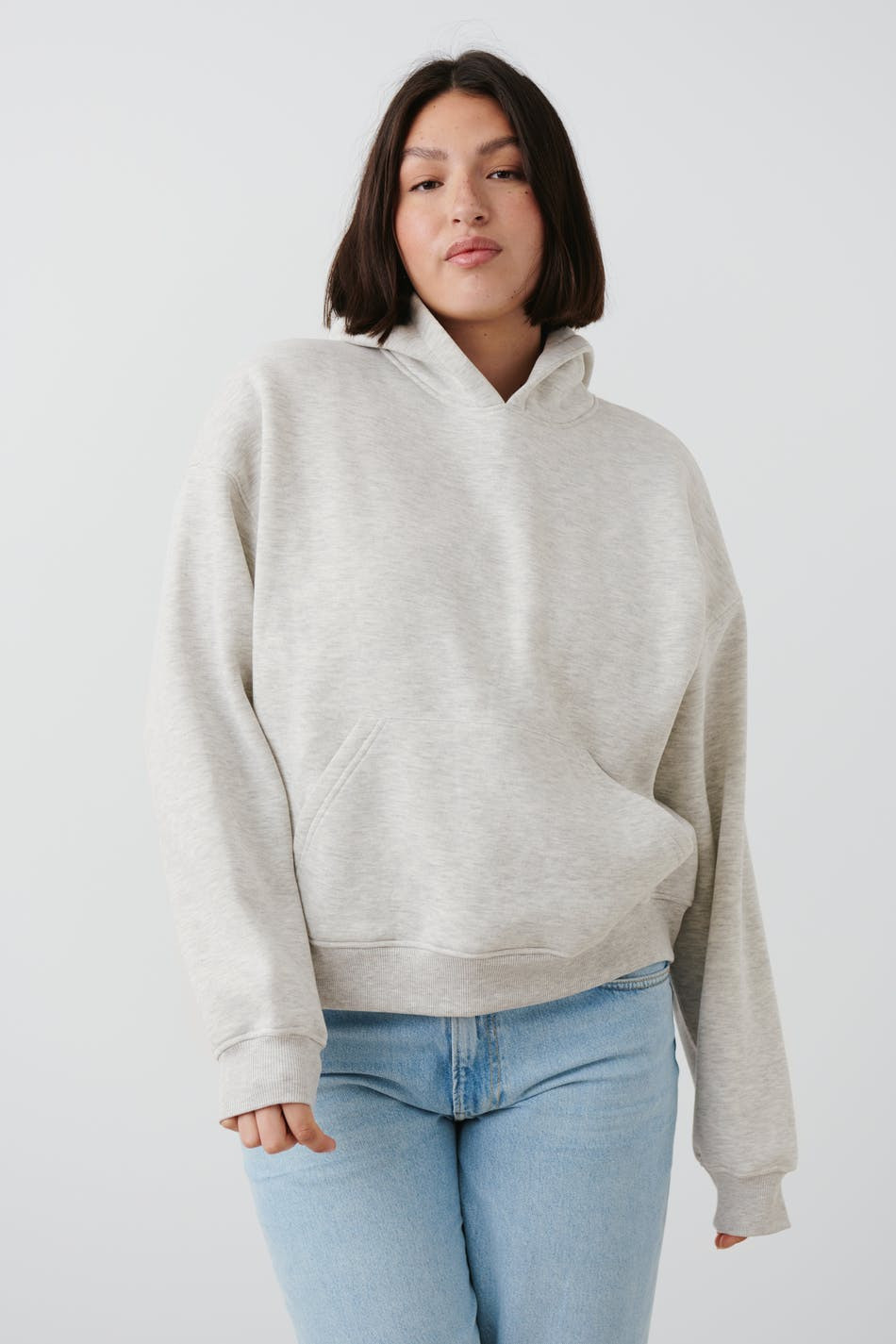 Basic original hoodie - Grå - Dam - Gina Tricot | Gina Tricot SE