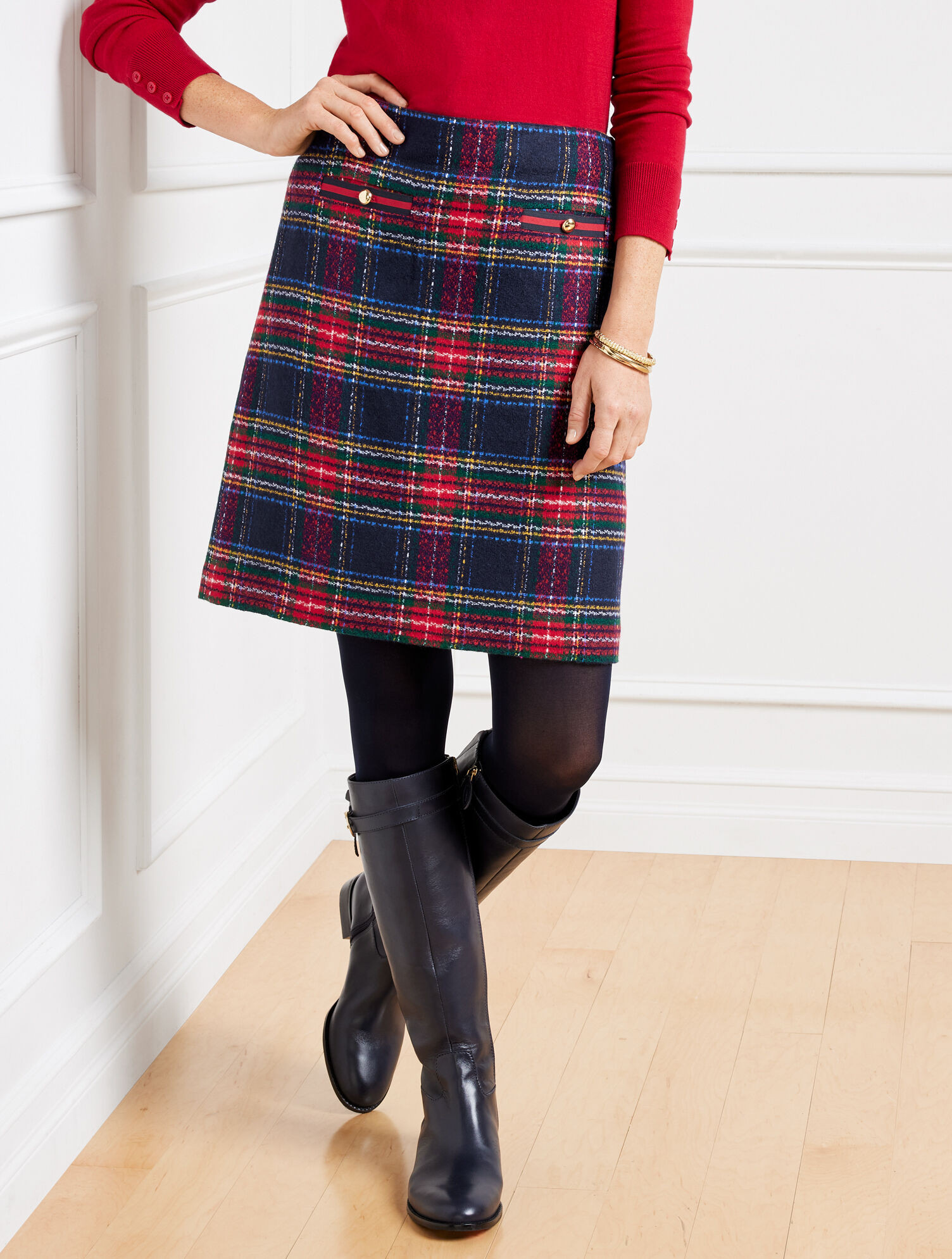A-Line Skirt - Glee Plaid | Talbots