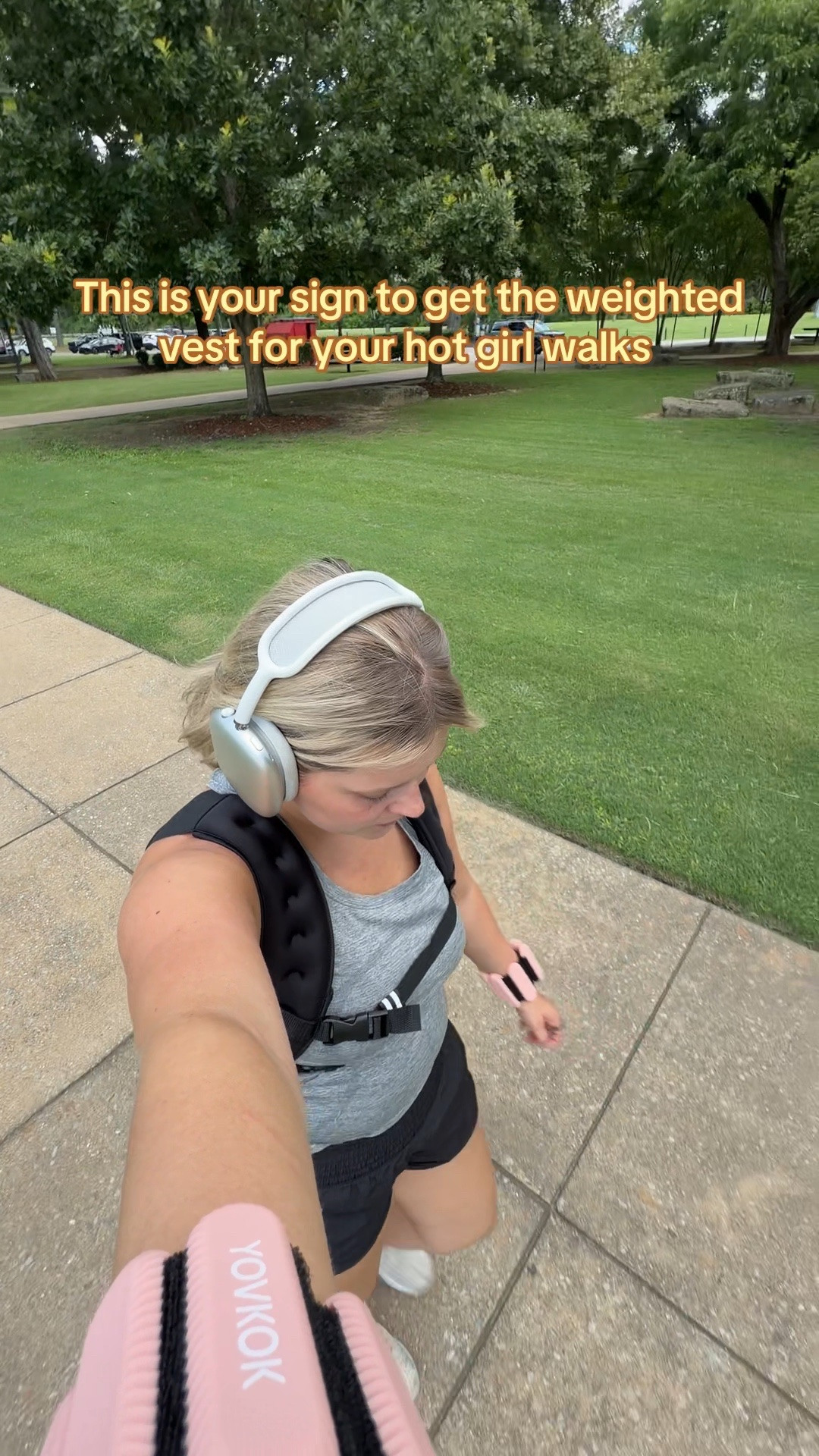 My current workout obsession 🤍 Weighted vest + wrist weights = an easy way to add resistance to walks, incline treadmill workouts, and everyday movement. If you’re looking to level up your fitness routine without spending hours in the gym, these are worth the hype. Linked in my LTK! #LTKFitness #WeightedVest #WalkingWorkout #FitnessFinds #WorkoutEssentials