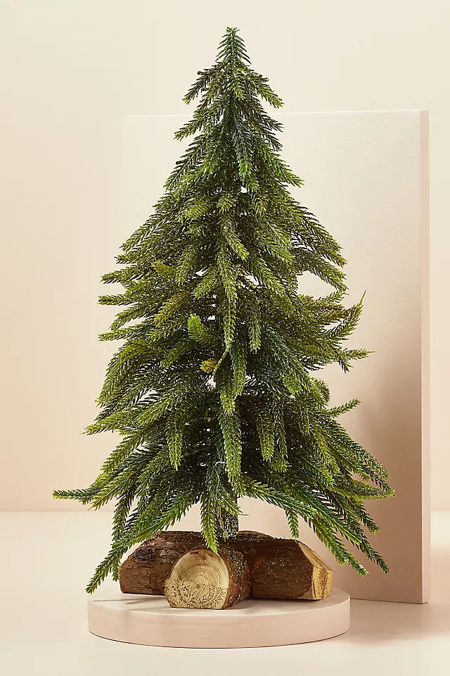 Fir Tree with Logs | Anthropologie (UK)