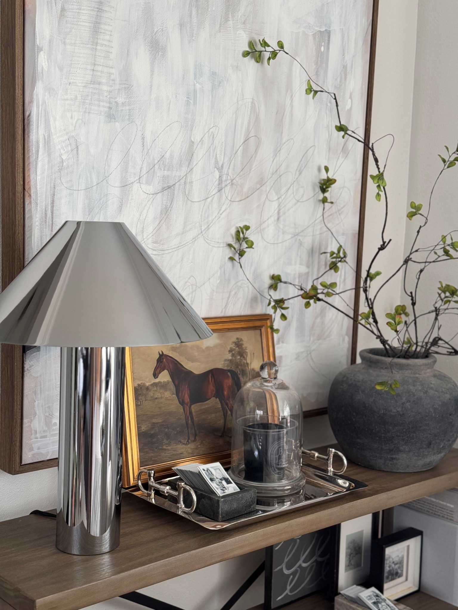 Chrome lamp 🤎 home decor for a timeless curated home 

#LTKdayinmylife #LTKHome #LTKSaleAlert