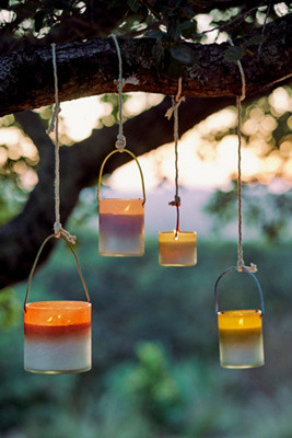 Ombre Lantern Citronella Candle | Anthropologie (US)