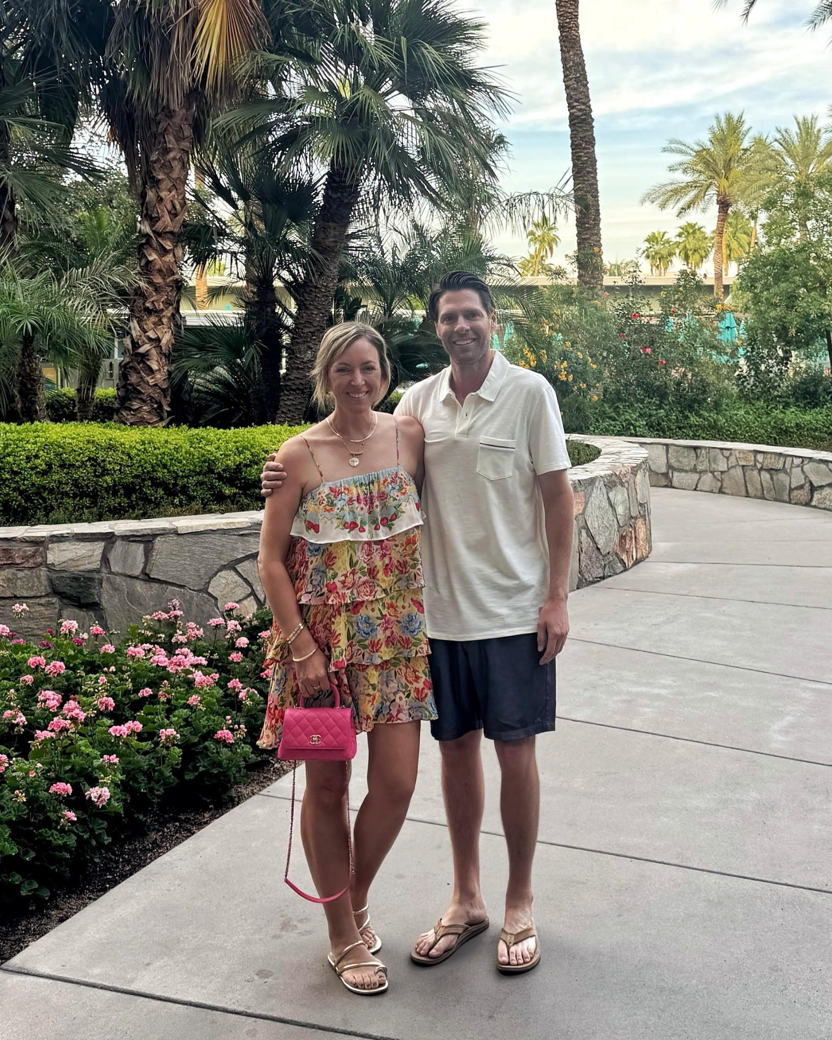 Most fun little vacay dress (size WAY down - wearing XS), and these gold sandals are SO comfy. 

#LTKTravel #LTKootd