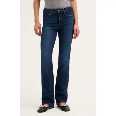 Madewell The Straight Super Stretch Jeans in Deep Ocean Wash at Nordstrom, Size 30 | Nordstrom