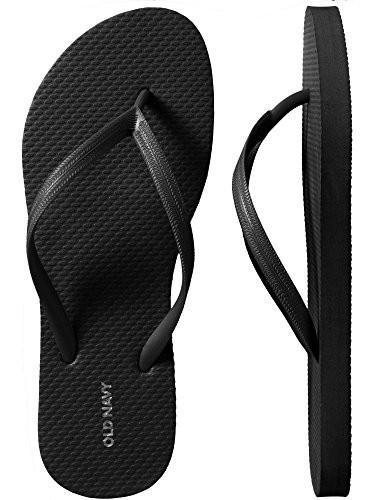 Old Navy Classic Flip Flops 8-Black | Amazon (US)
