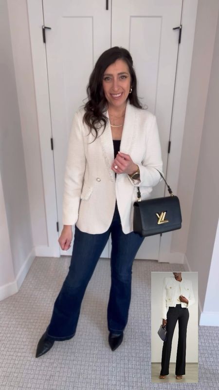 Style with me! 40 yo mom of 2 teens. Using pintrest inspo to recreate a look with this beautiful classic tweed blazer.



#LTKover40 #LTKstyletip #LTKworkwear