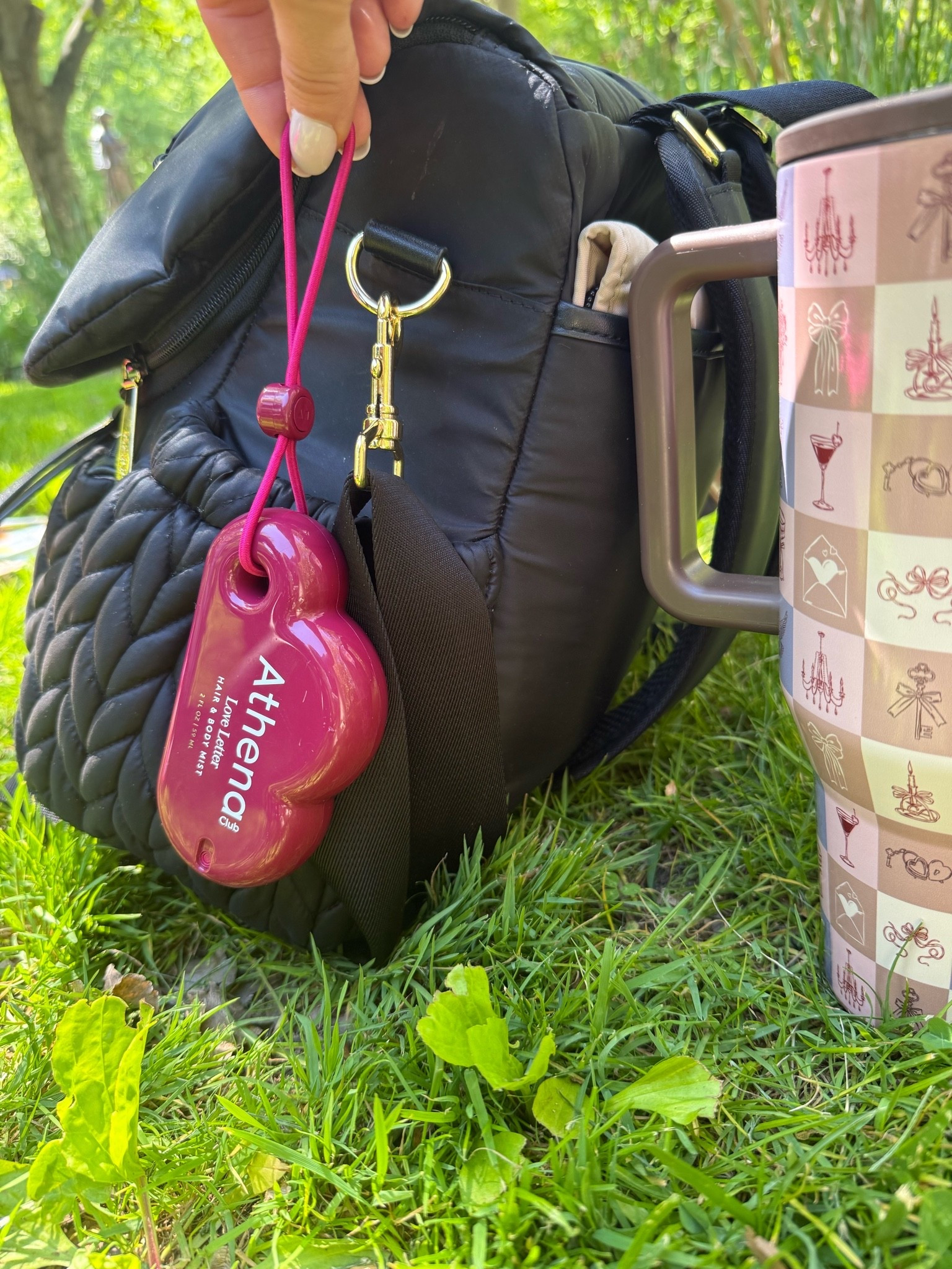 Summer essentials: hair and body mist they smell amazing in this mini keychain, and a tumbler they does not leak . Would make perfect Mother’s Day gifts.

#LTKMothersDay #LTKdayinmylife #LTKmomlife