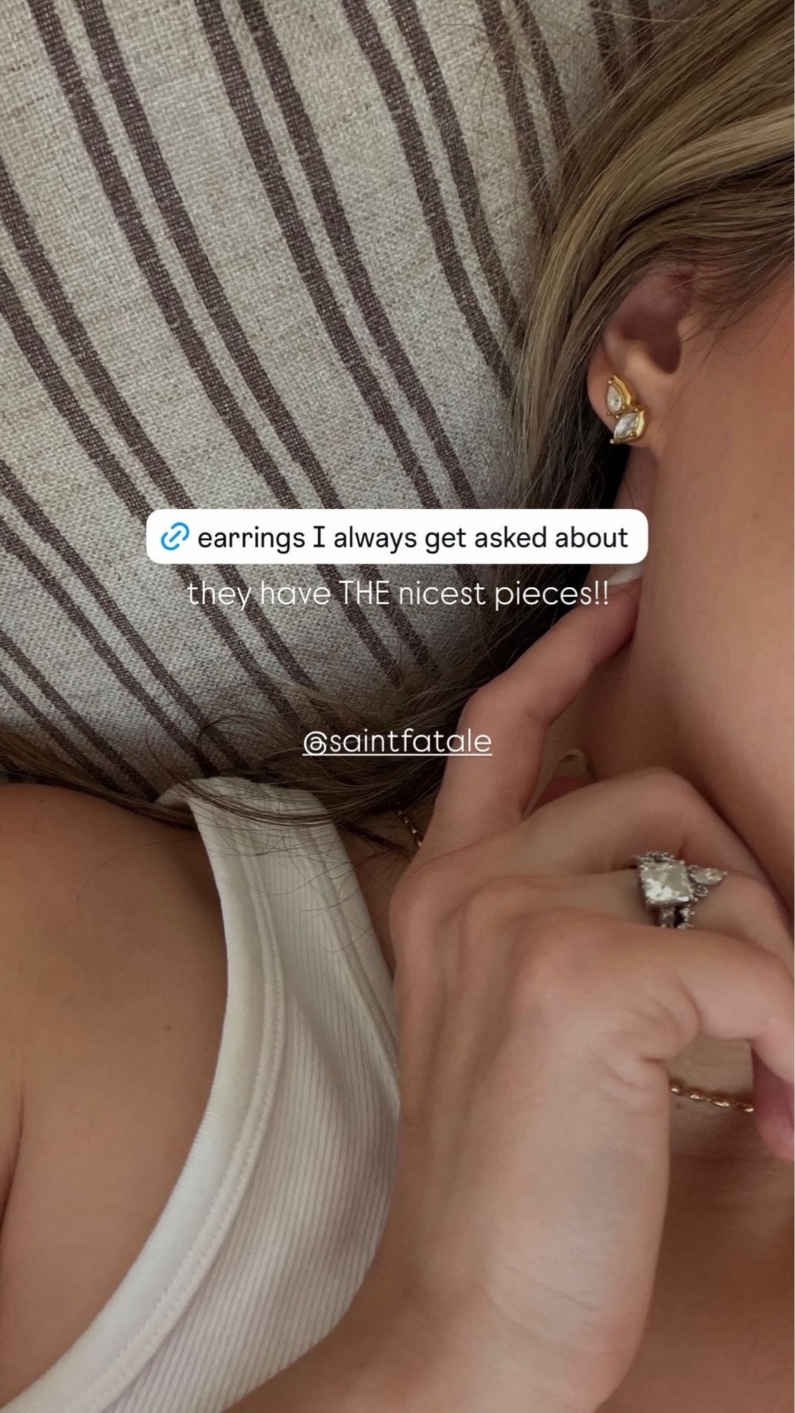 Earrings 
Bracelets 
Necklace

#LTKselfcare #LTKdayinmylife #LTKootd