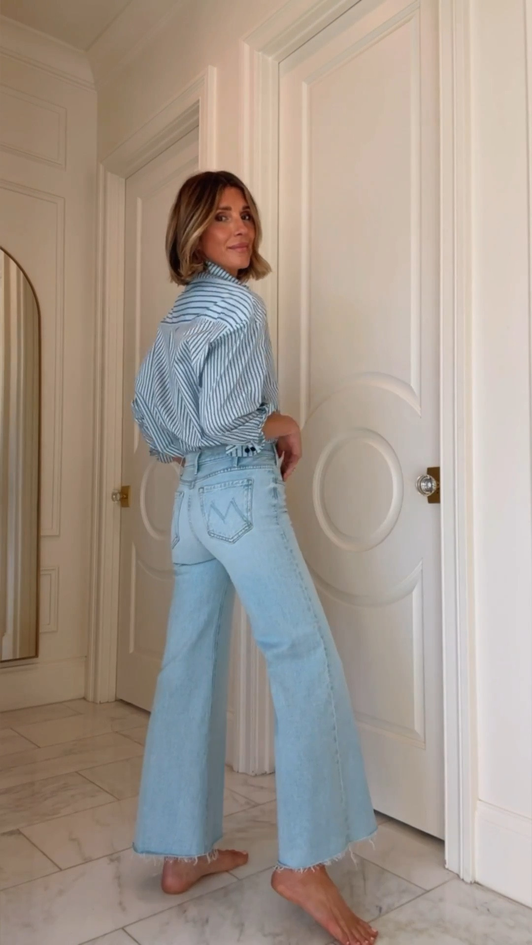 The jeans everyone is talking about. I'm 5'7 wearing my true size 25 - these jeans fit true to size. 

#LTKootd