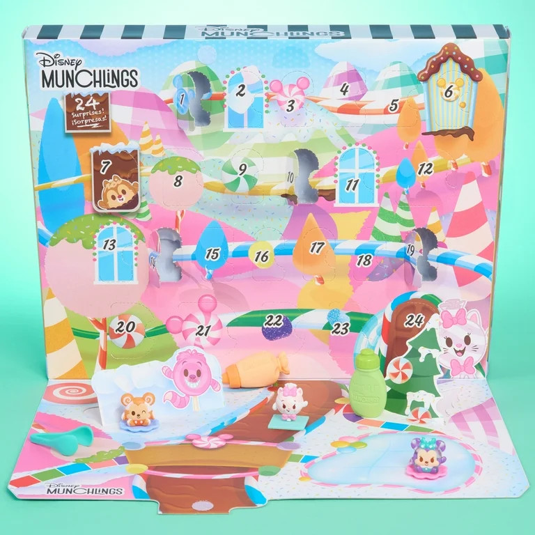 Disney Munchlings Advent Calendar, Collectible Munchlings Figures, for Boys and Girls, Ages 3 and... | Walmart (US)