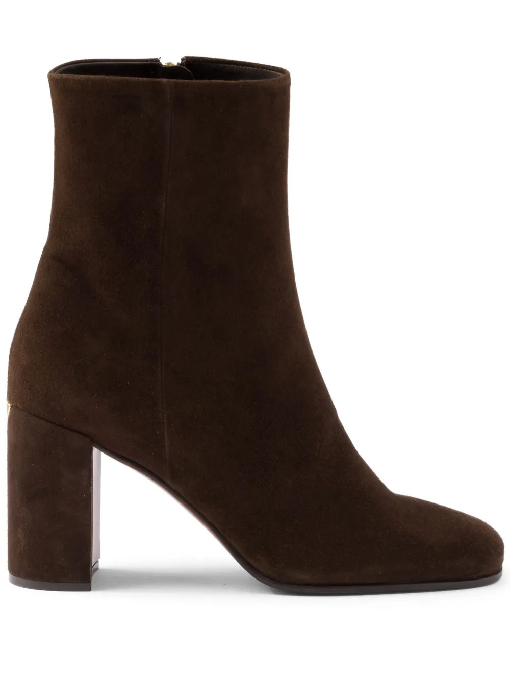 Prada Suede booties - Brown | Farfetch Global