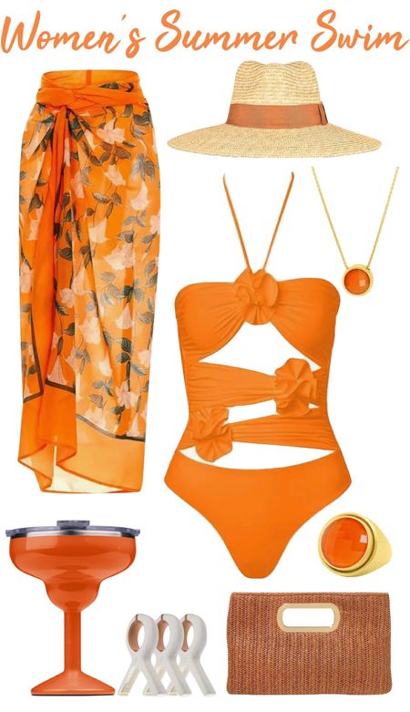 Summer swim essentials , swimsuits under $50 , Amazon finds, orange swimsuit 

#LTKFindsUnder50 #LTKSwim #LTKStyleTip