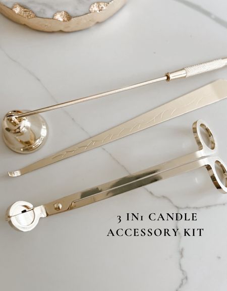 3 in 1 candle accessory kit for candle season and the upcoming holidays.

#fall #amazon #candle #fallhome 

#LTKSeasonal #LTKunder50 #LTKhome