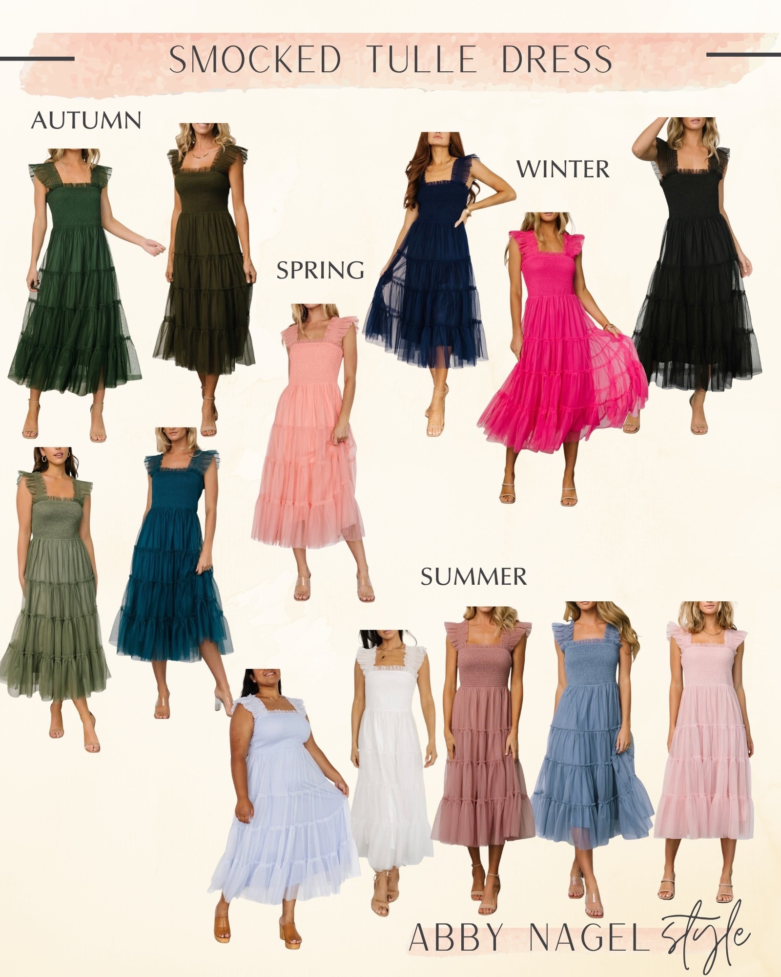 The Smocked Tulle dress for everyone! 