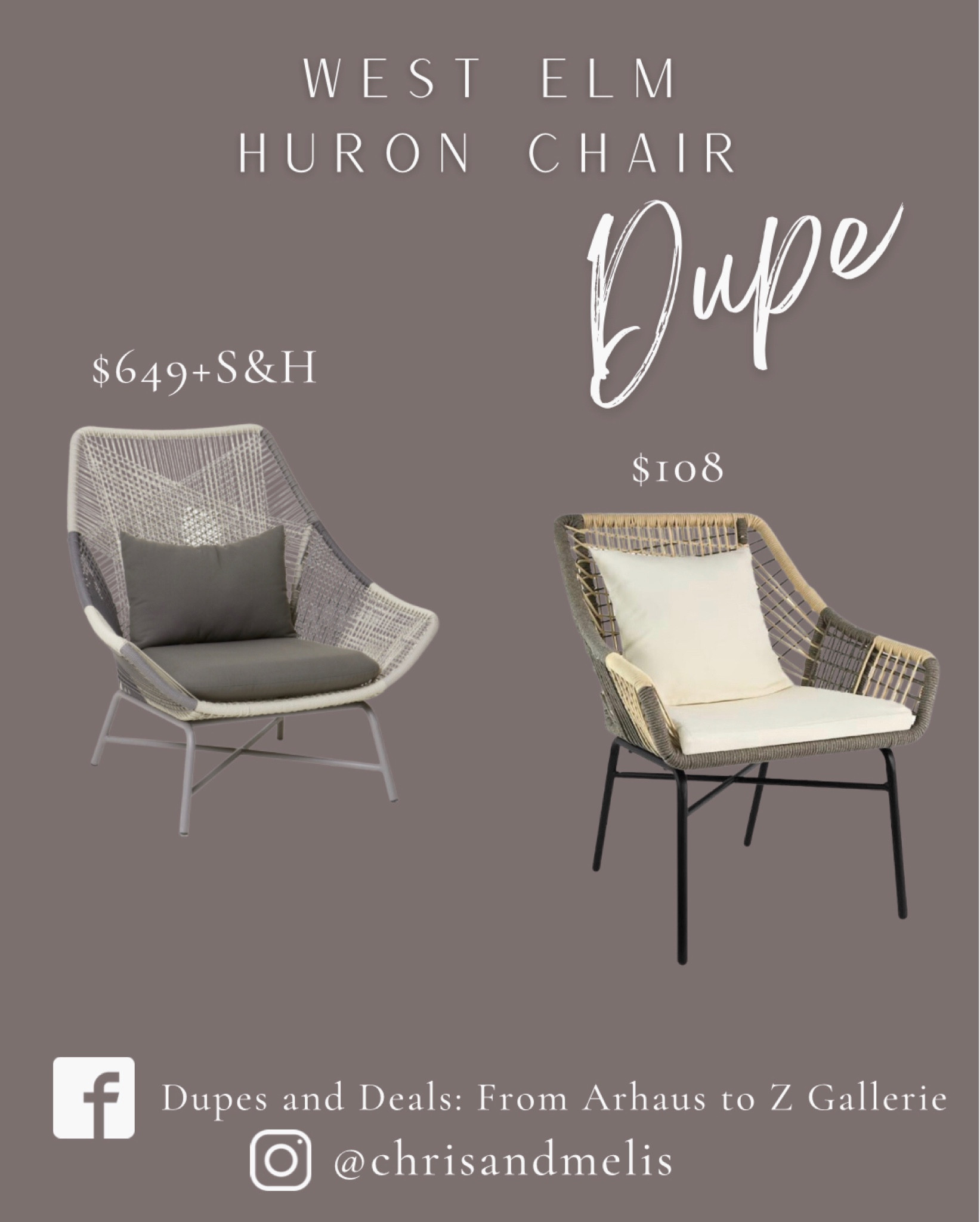 West Elm Huron dupe chair! Nearly 85% off the West Elm price and free shipping!

#LTKhome #LTKsalealert #LTKSeasonal