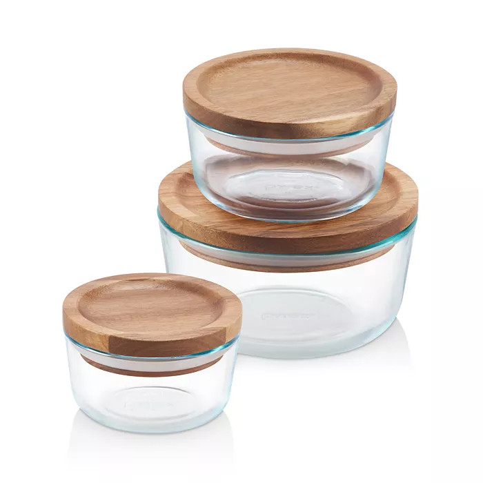 Pyrex Wooden Storage 6-Piece Set Back to results - Bloomingdale's | Bloomingdale's (US)