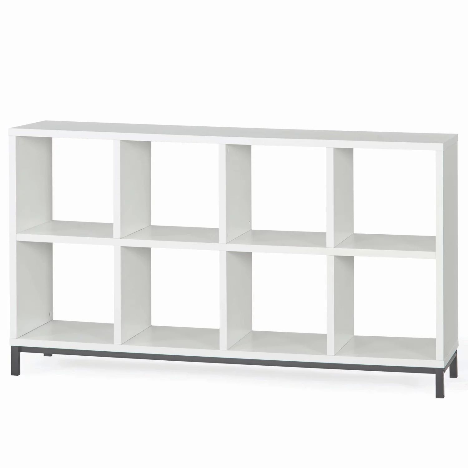 Better Homes and Gardens 8 Cube Storage Organizer with Metal Base, White | Walmart (US)