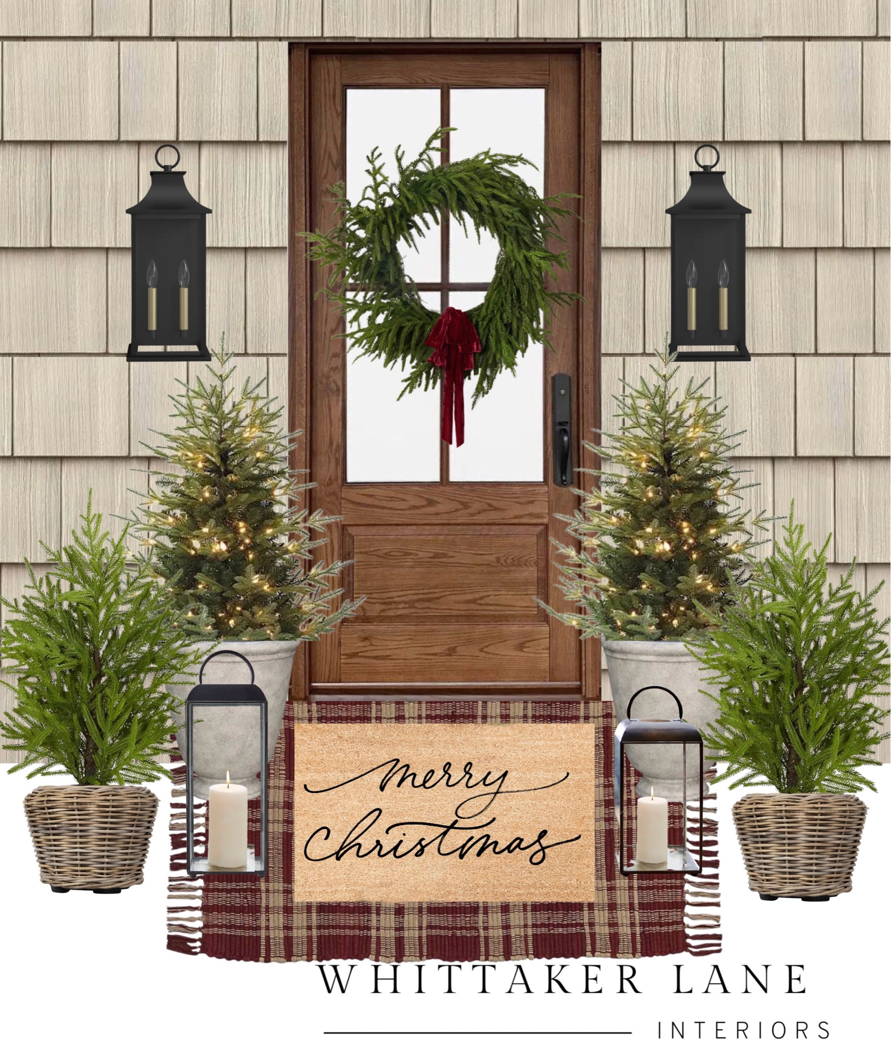 The most wonderful time of the year! 

Front door decor 
Holiday decor 
Christmas decor 
Front door Christmas decor 
Front porch Christmas decor 
Front porch decor 
Front porch holiday decor 
Front porch Christmas design 
Christmas design 
Christmas door mat 
Front door mat 
Front door trees
Christmas trees 
Front door wreath 
Christmas wreath 
Faux outdoor Christmas tree 
Outdoor lanterns 

#LTKHome #LTKSaleAlert #LTKHoliday