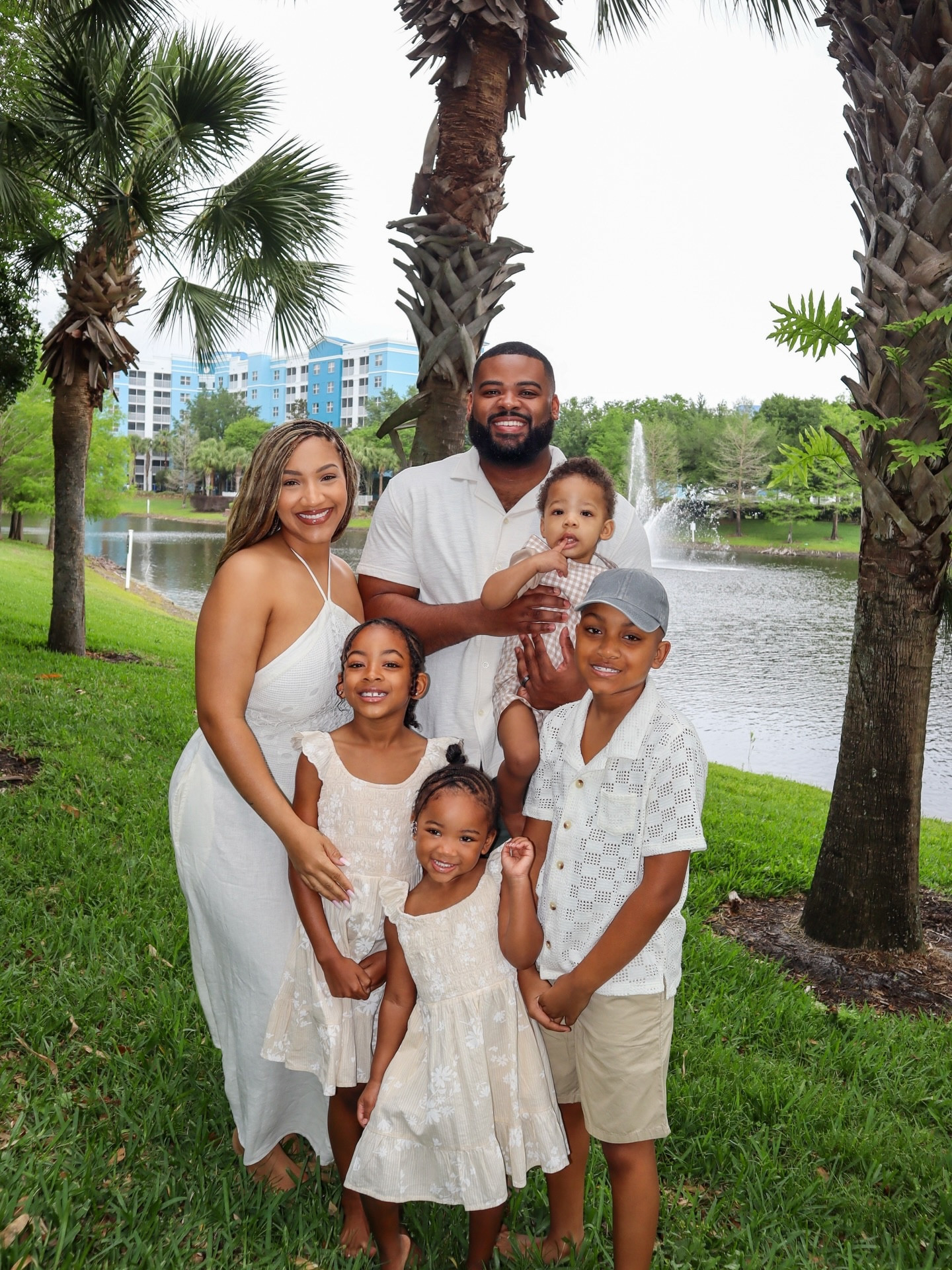 Looking at our little family like wow, we really did that 🥹🤎 
Comment “FAM” and I’ll DM you the link to our family fits 💫
#family #love #marriage