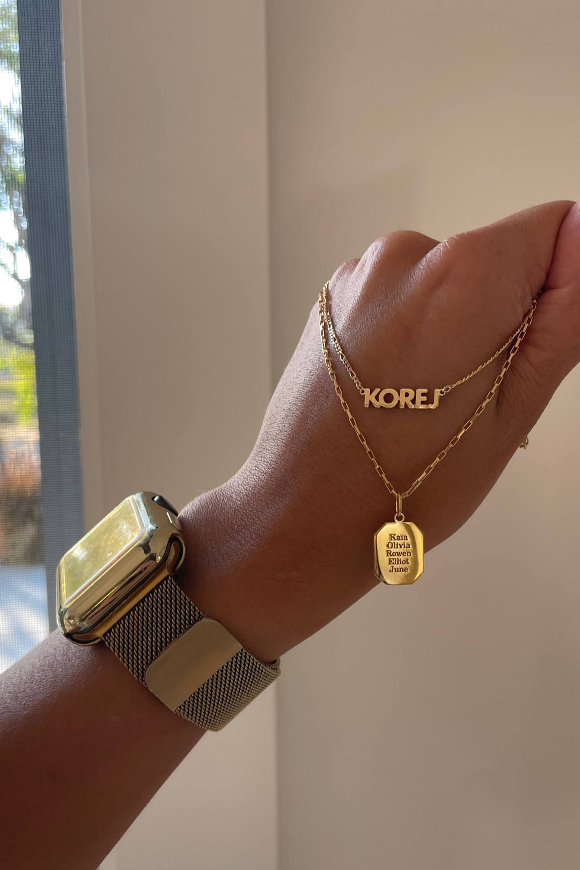 New name necklaces from my favorite jewelry shop 🥹

Personalized necklaces gold dainty jewelry name initials kids names gift idea for mom or loved one.

#LTKKids #LTKFamily #LTKBaby