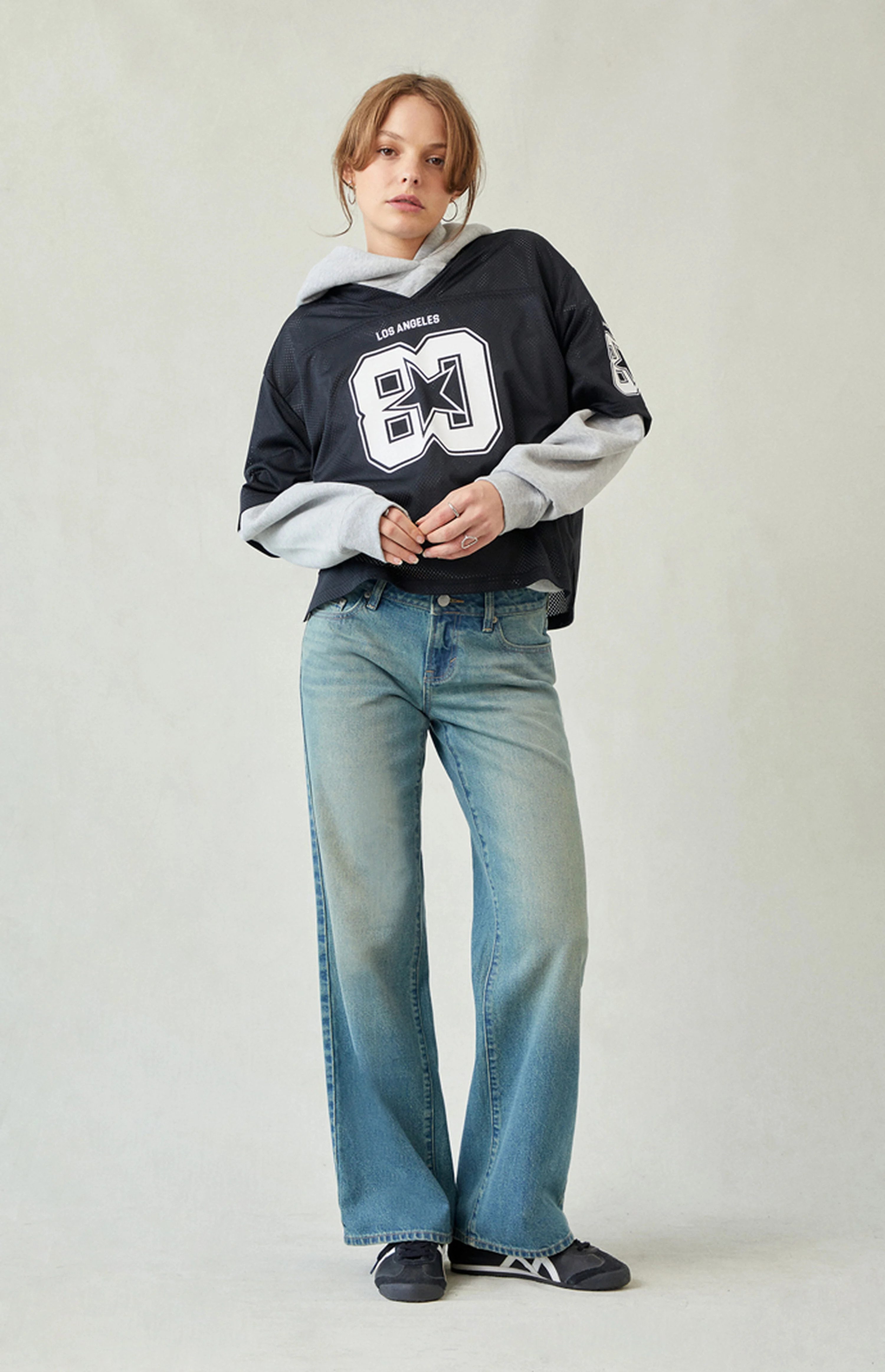 Pacsun Zoe Low Rise Girlfriend Jeans Medium Blue Tint | PacSun